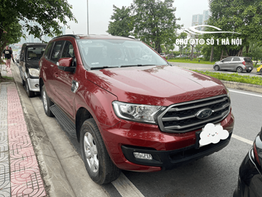 Mua Bán Ô Tô Cũ Ford Everest 2018 Màu Đỏ, Đi 8 Vạn