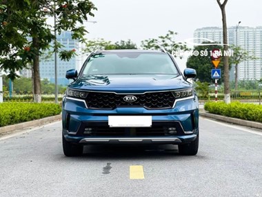 Mua Bán Xe Ô Tô Cũ Kia Sorento Signature 2021, Màu Xanh, Giá 940 Triệu